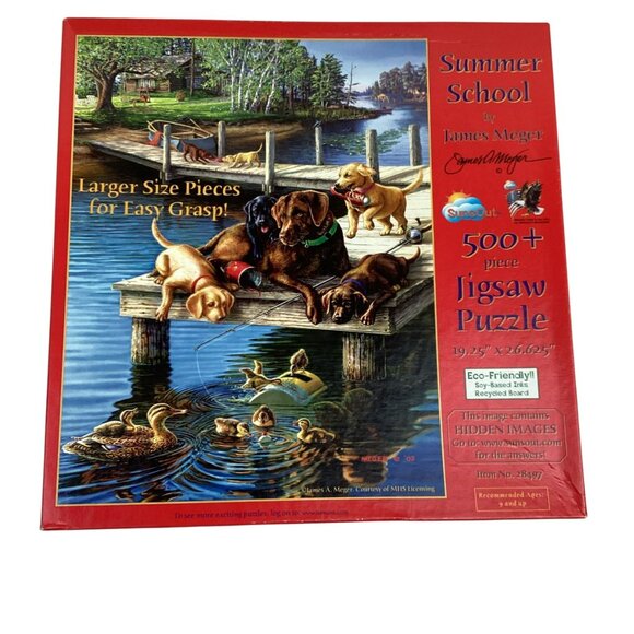 SunsOut "Summer School" 500+ Piece Jigsaw Puzzle By James Meger - Picture 1 of 9